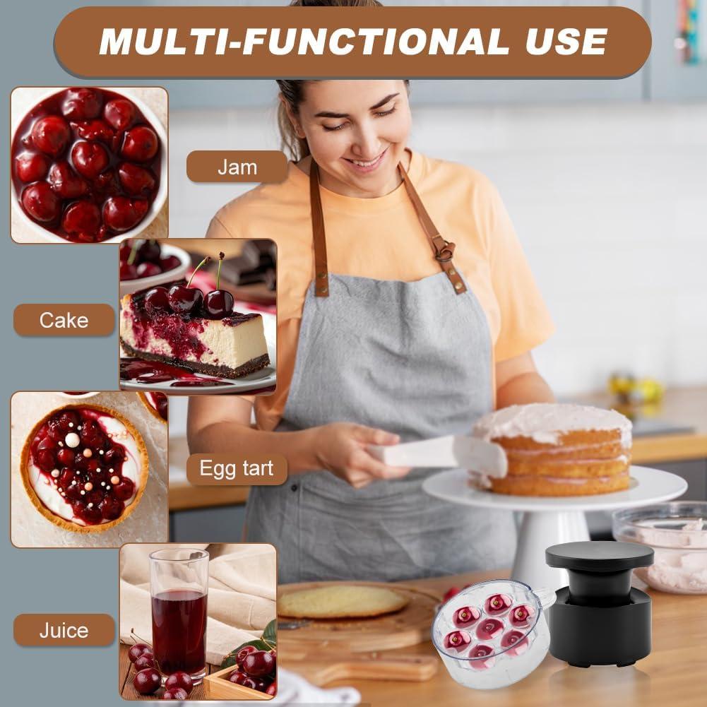Deshuesador de Cerezas Kazheon 7-en-1 Portátil y Eficiente