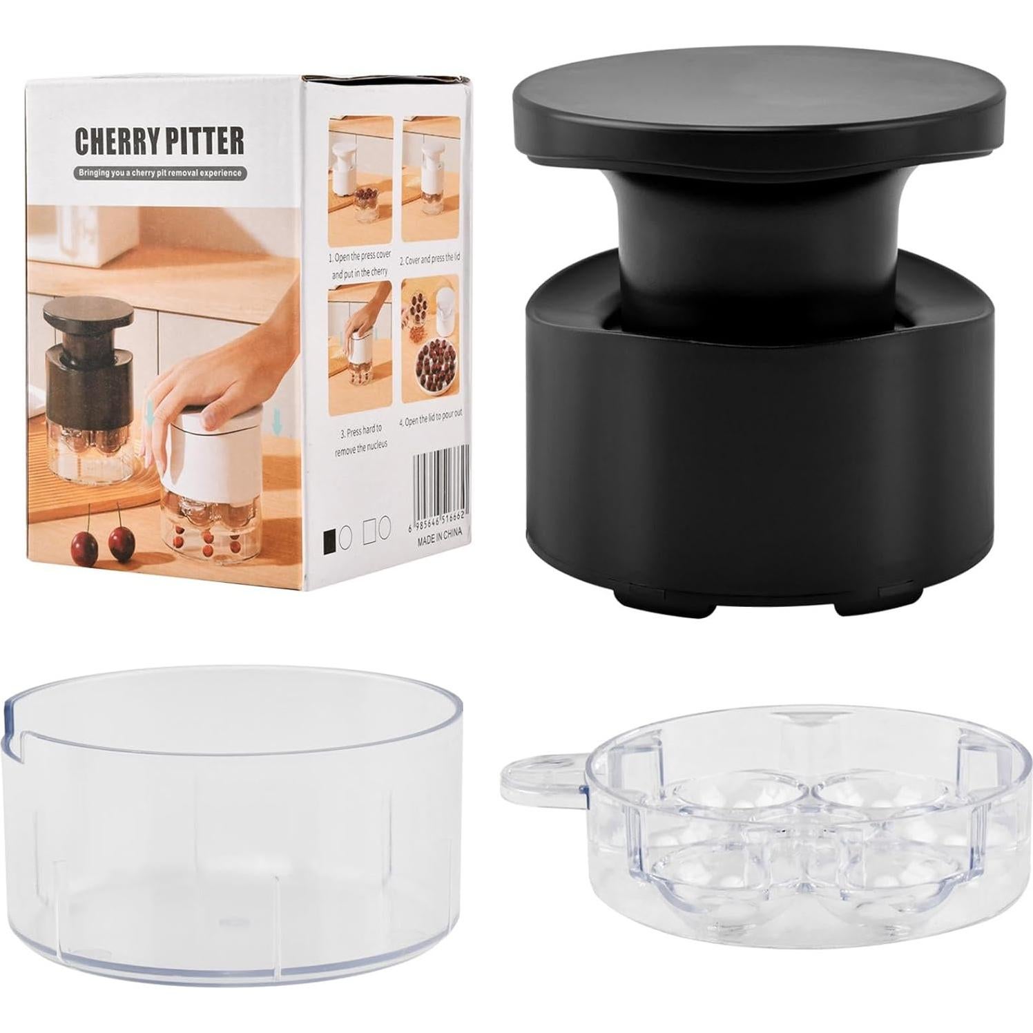 Deshuesador de Cerezas Kazheon 7-en-1 Portátil y Eficiente