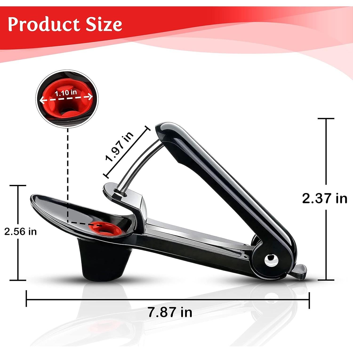 Quita Huesos de Cereza LAH Kitchen - Acero Inoxidable, 198g