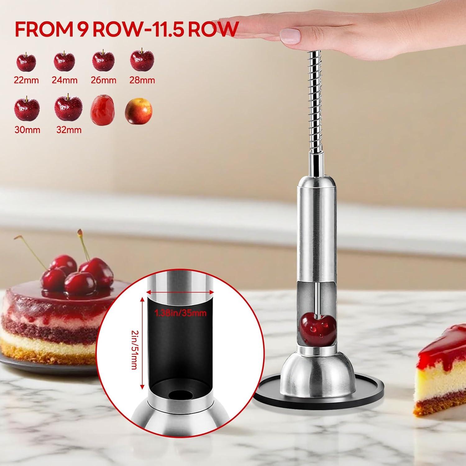 Removedor de Huesos de Cereza Ttarxug Acero Inoxidable Grande