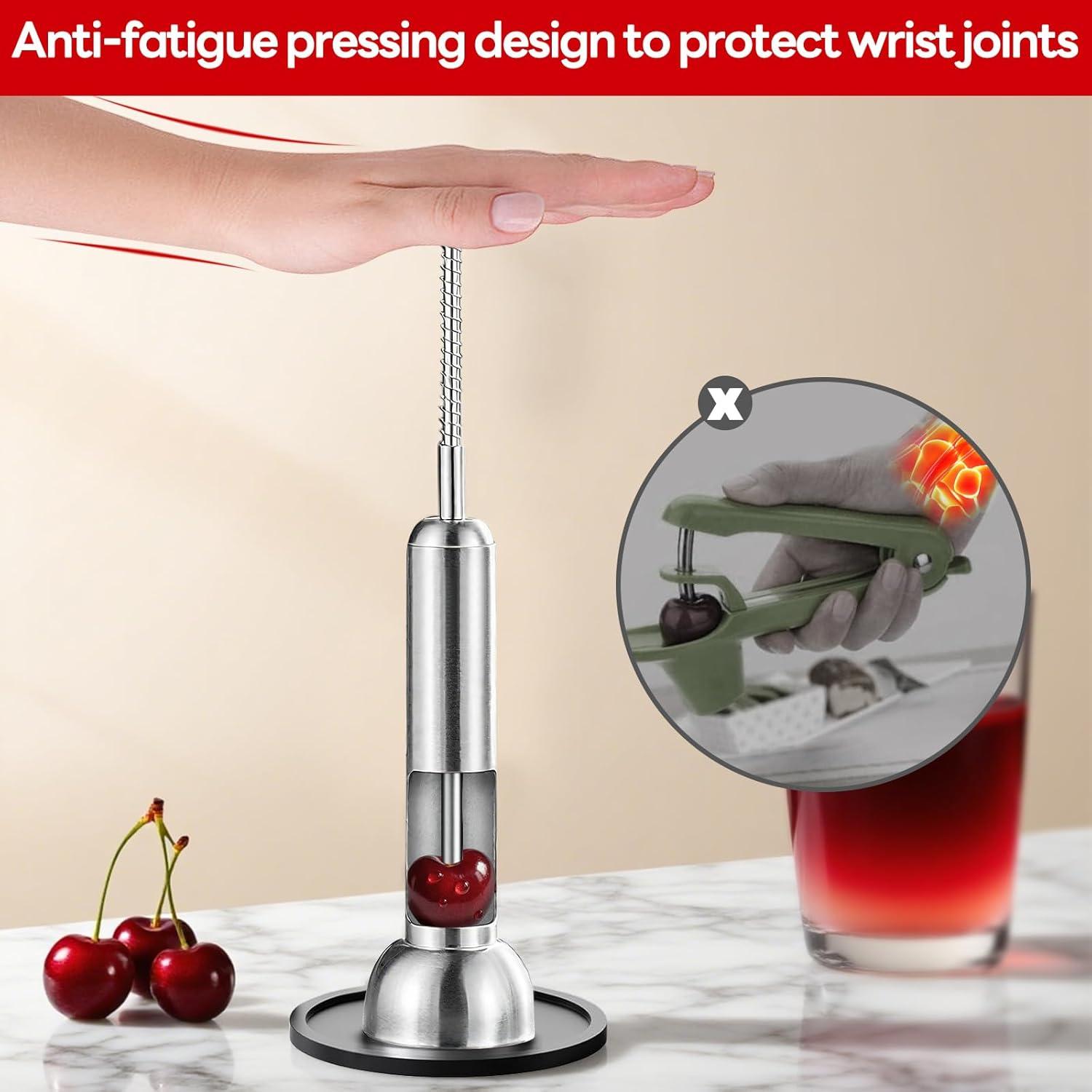 Removedor de Huesos de Cereza Ttarxug Acero Inoxidable Grande