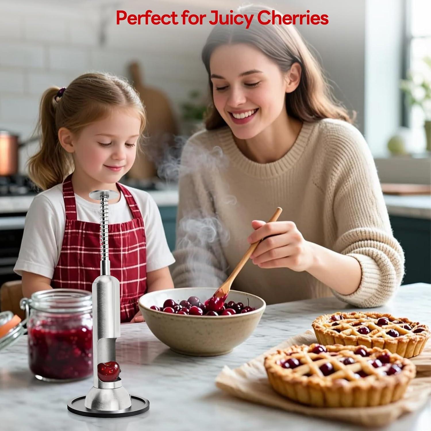 Removedor de Huesos de Cereza Ttarxug Acero Inoxidable Grande