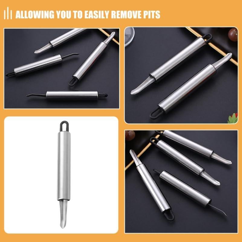 Removedor de Huesos de Frutas Cabilock 10 Piezas Acero Inoxidable