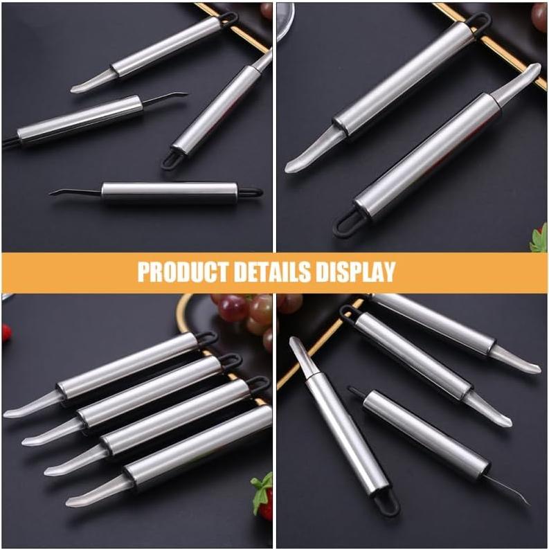 Removedor de Huesos de Frutas Cabilock 10 Piezas Acero Inoxidable