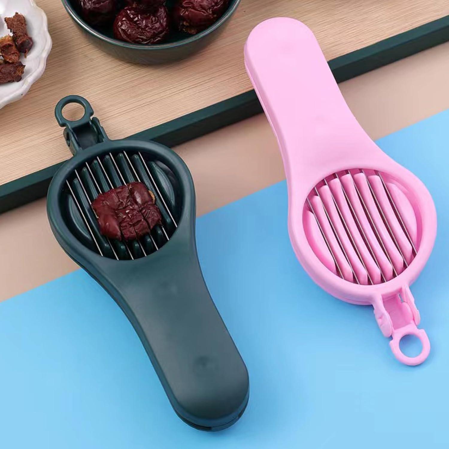 Cortador de Fresas y Deshuesador de Cerezas 2 en 1 TopHomer