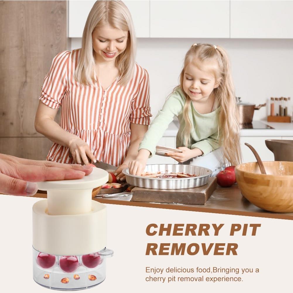 Deshuesador de Cereza 7-en-1 XIHUADOU Blanco - Eficiente y Compacto