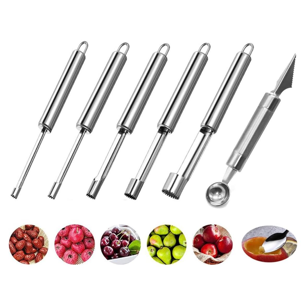 Juego de Deshuesador Multifuncional AngelReally 5 Tamaños Acero Inoxidable