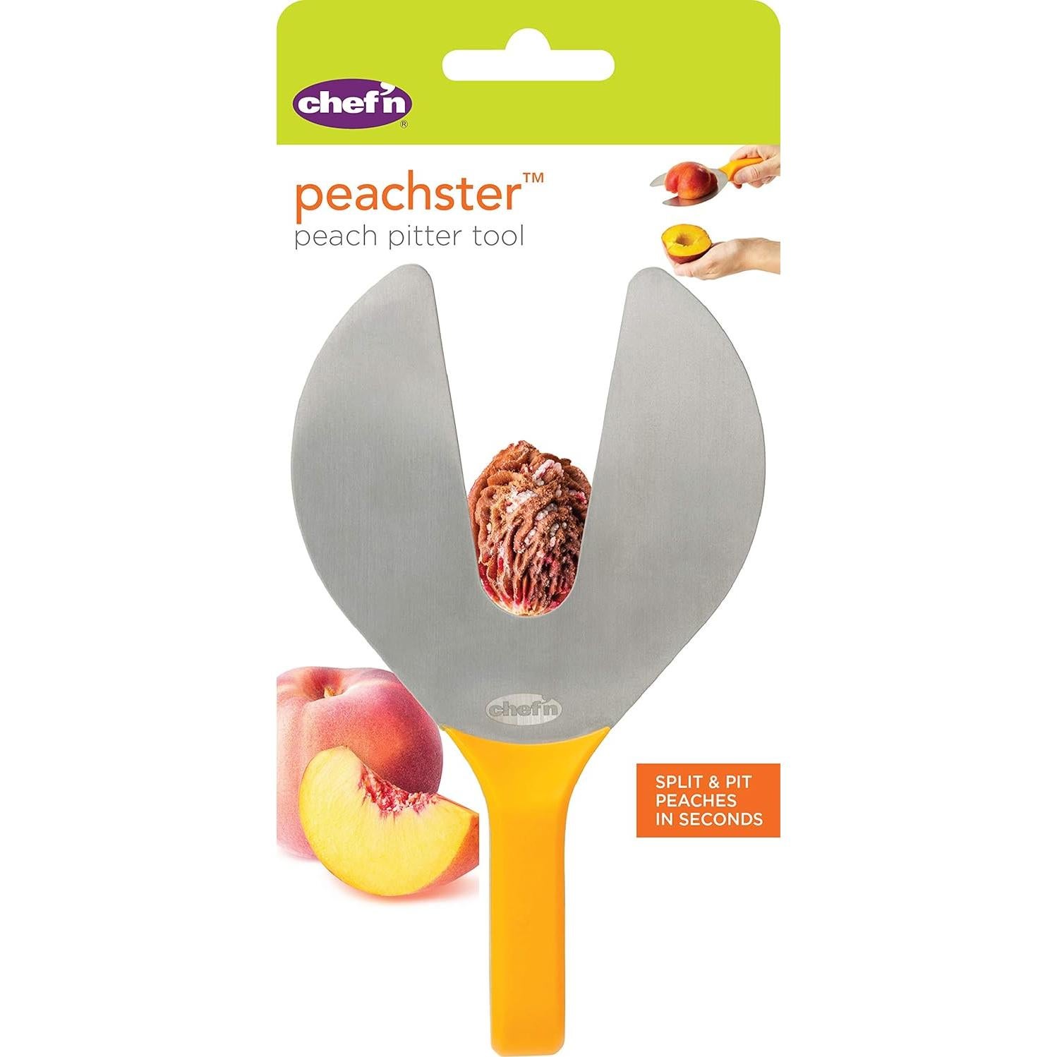 Deshuesador de Duraznos Chef'n Peachster - Acero Inoxidable