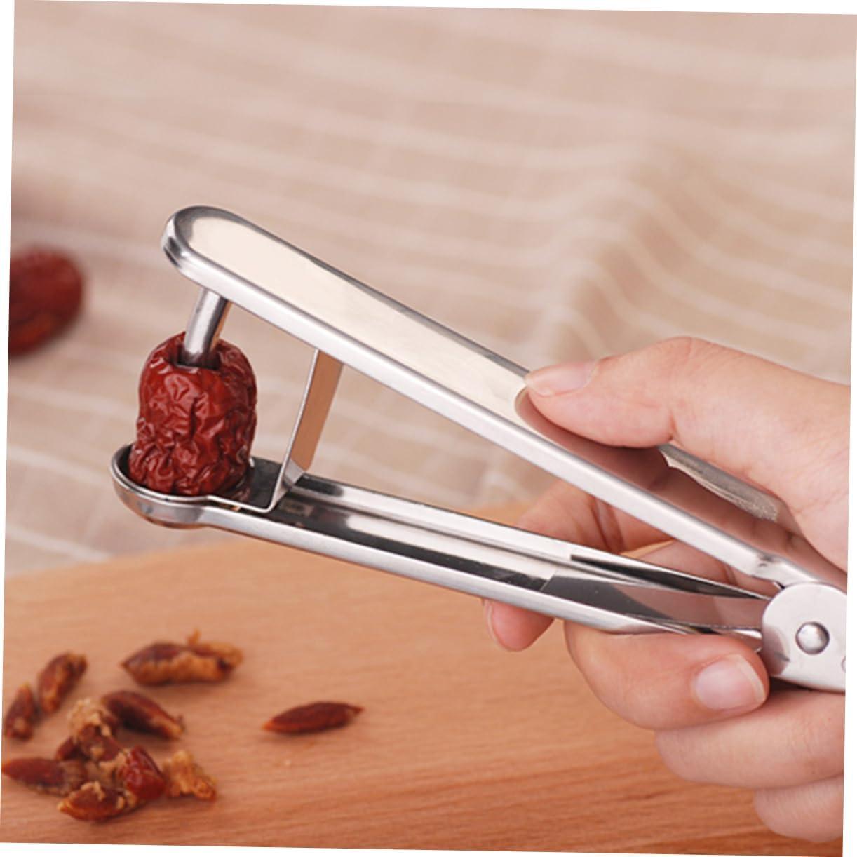 Removedor de Huesos de Dátil HOMSFOU Acero Inoxidable 14.5 cm