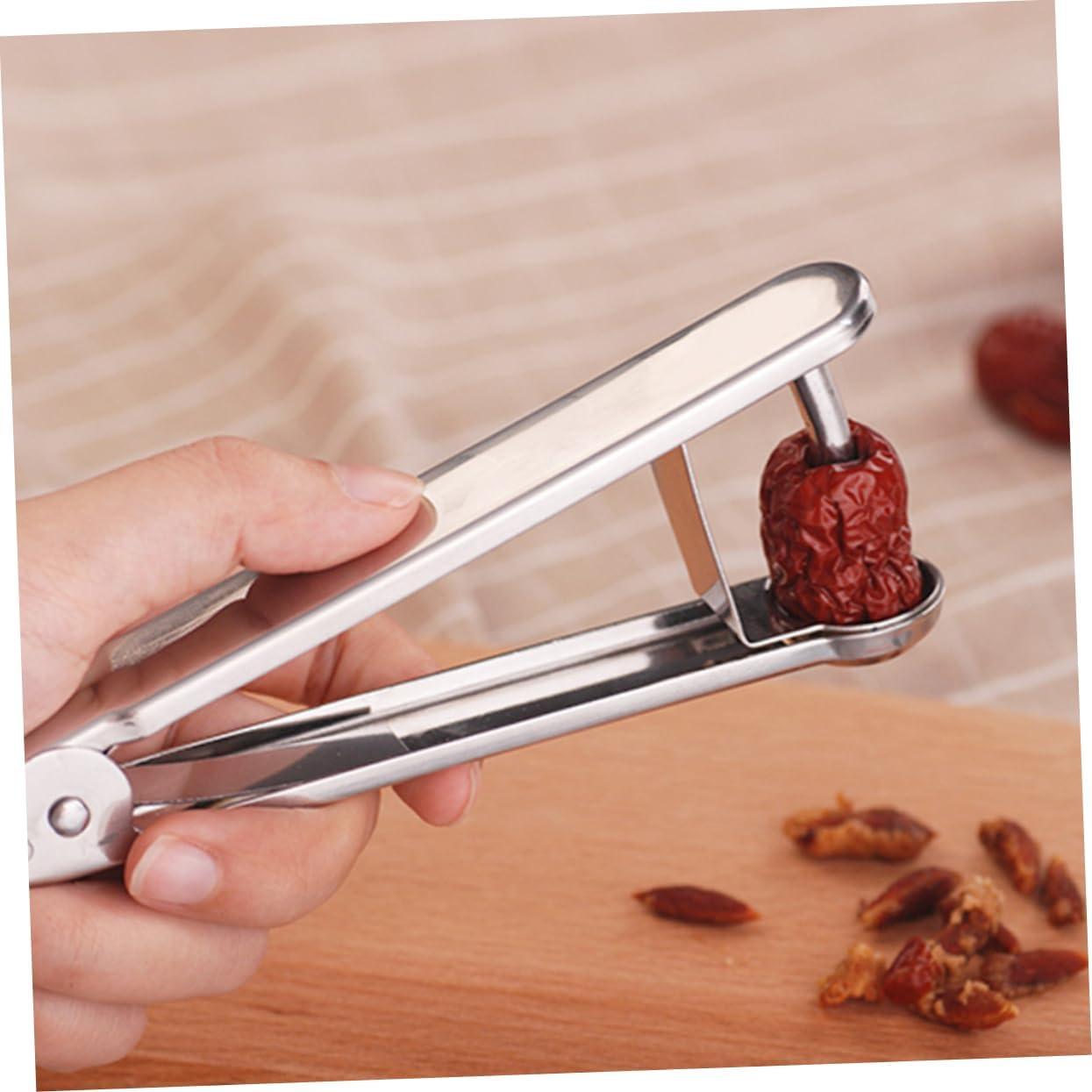 Removedor de Huesos de Dátil HOMSFOU Acero Inoxidable 14.5 cm
