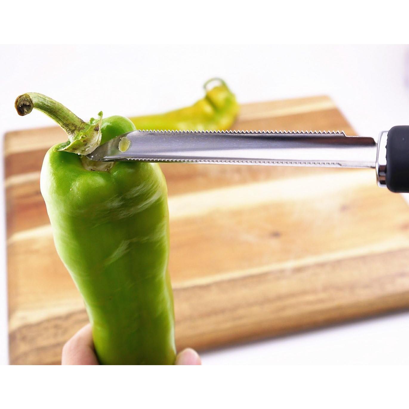Corer de Pimiento Jalapeño i Kito de Acero Inoxidable 23.4 cm