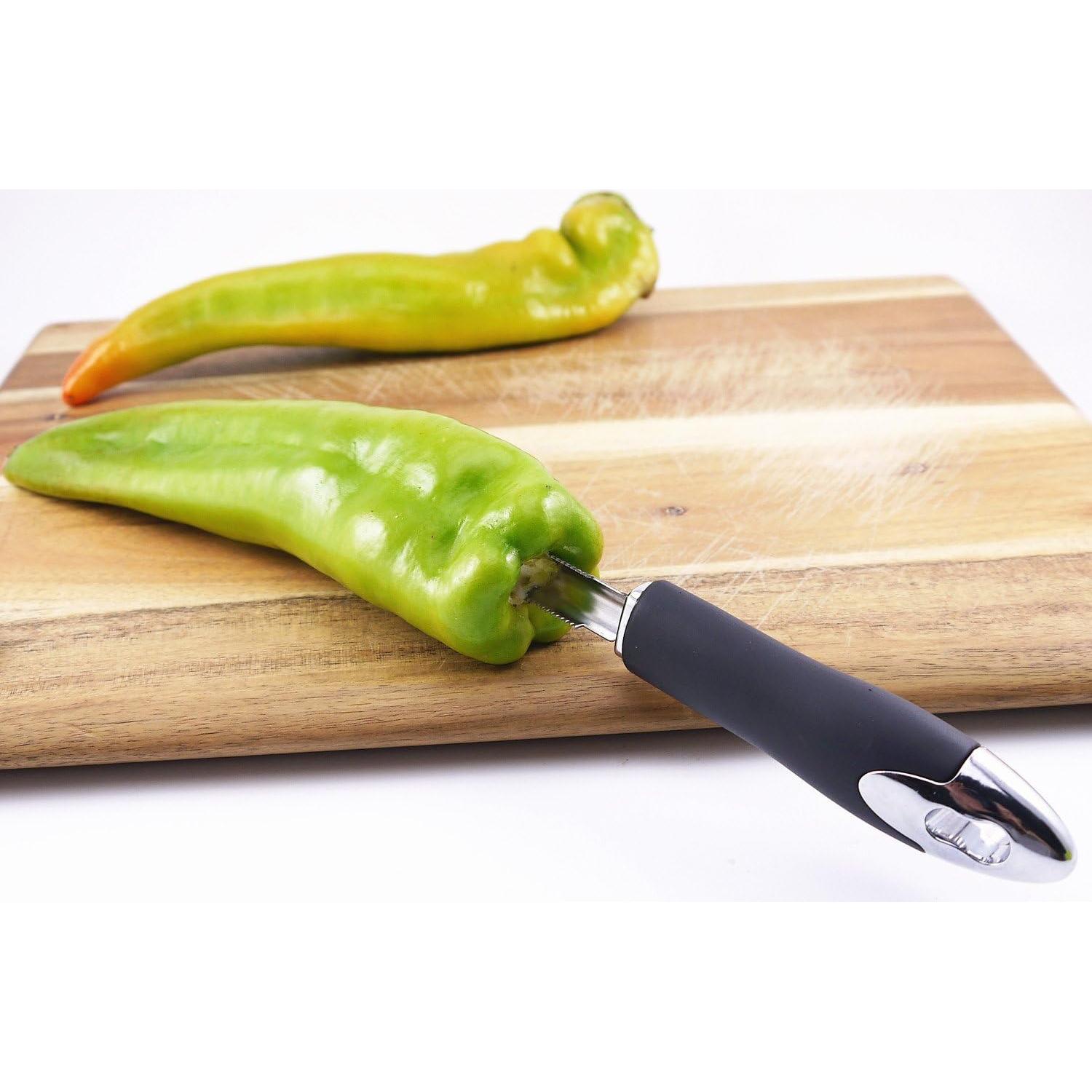 Corer de Pimiento Jalapeño i Kito de Acero Inoxidable 23.4 cm