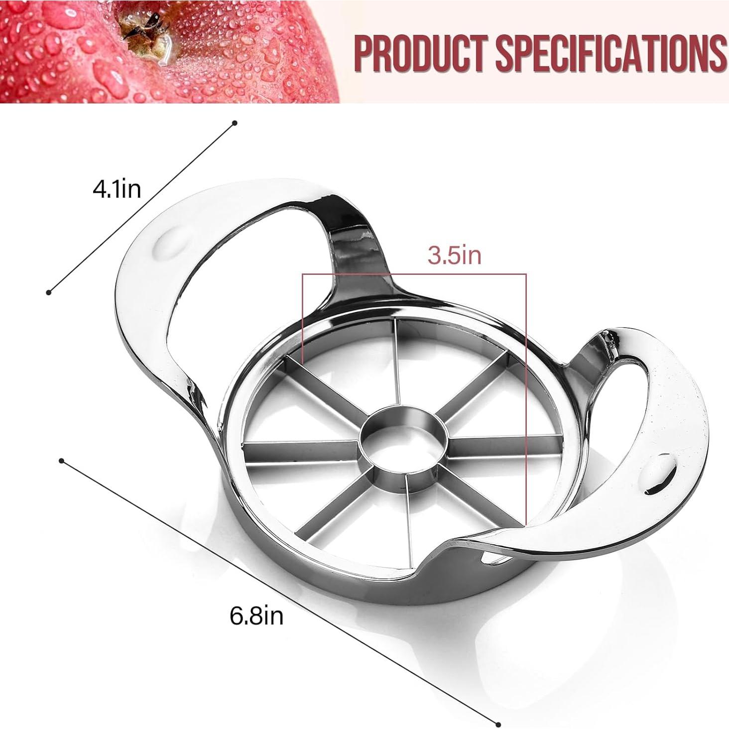 Cortador de Manzanas Drincarier 8 Cuchillas Acero Inoxidable