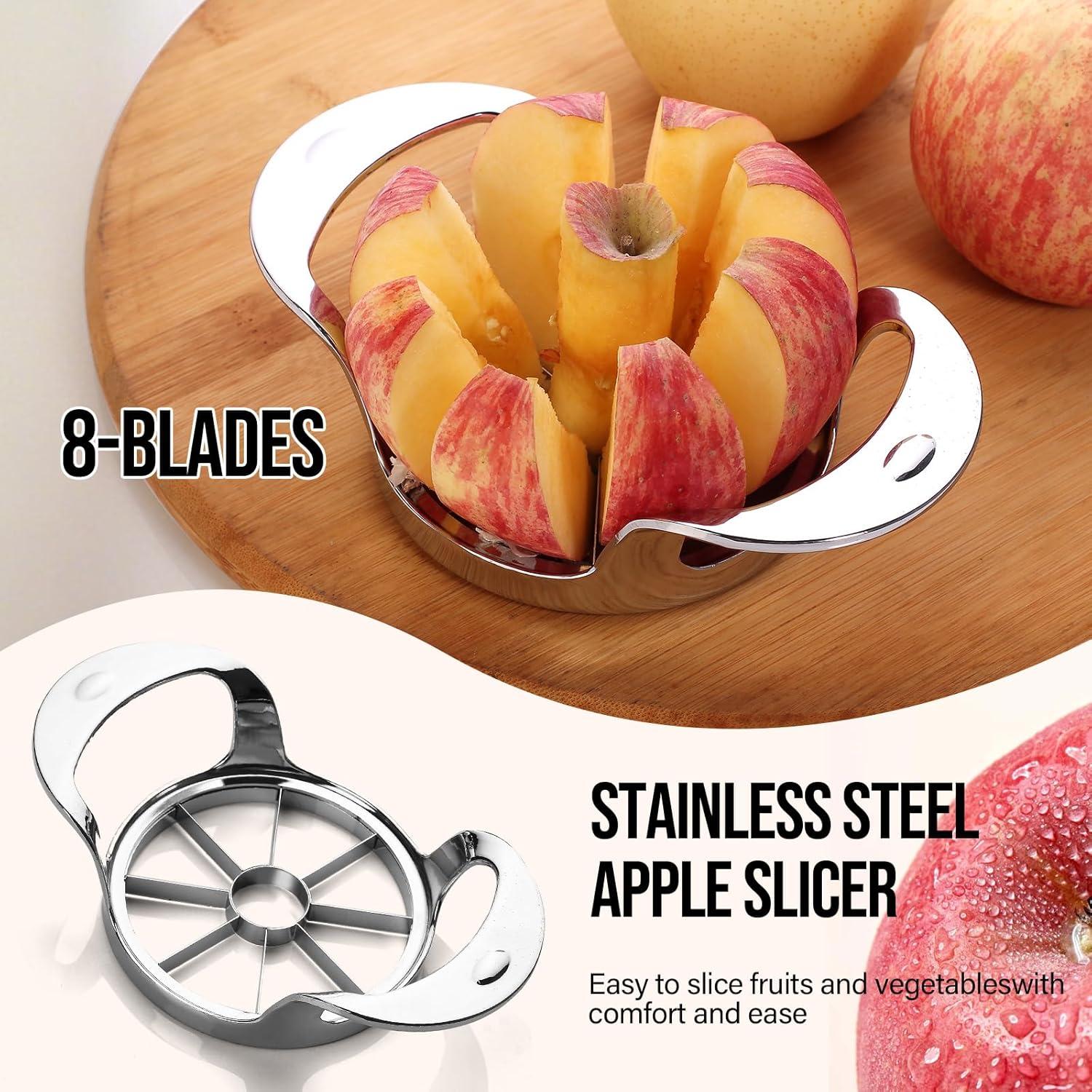 Cortador de Manzanas Drincarier 8 Cuchillas Acero Inoxidable