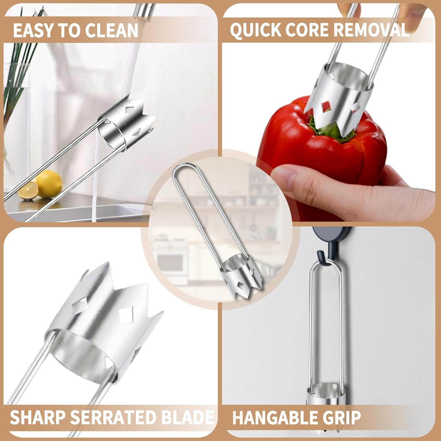 Descorazonador de Pimientos y Manzanas YAKAUEI Acero Inoxidable