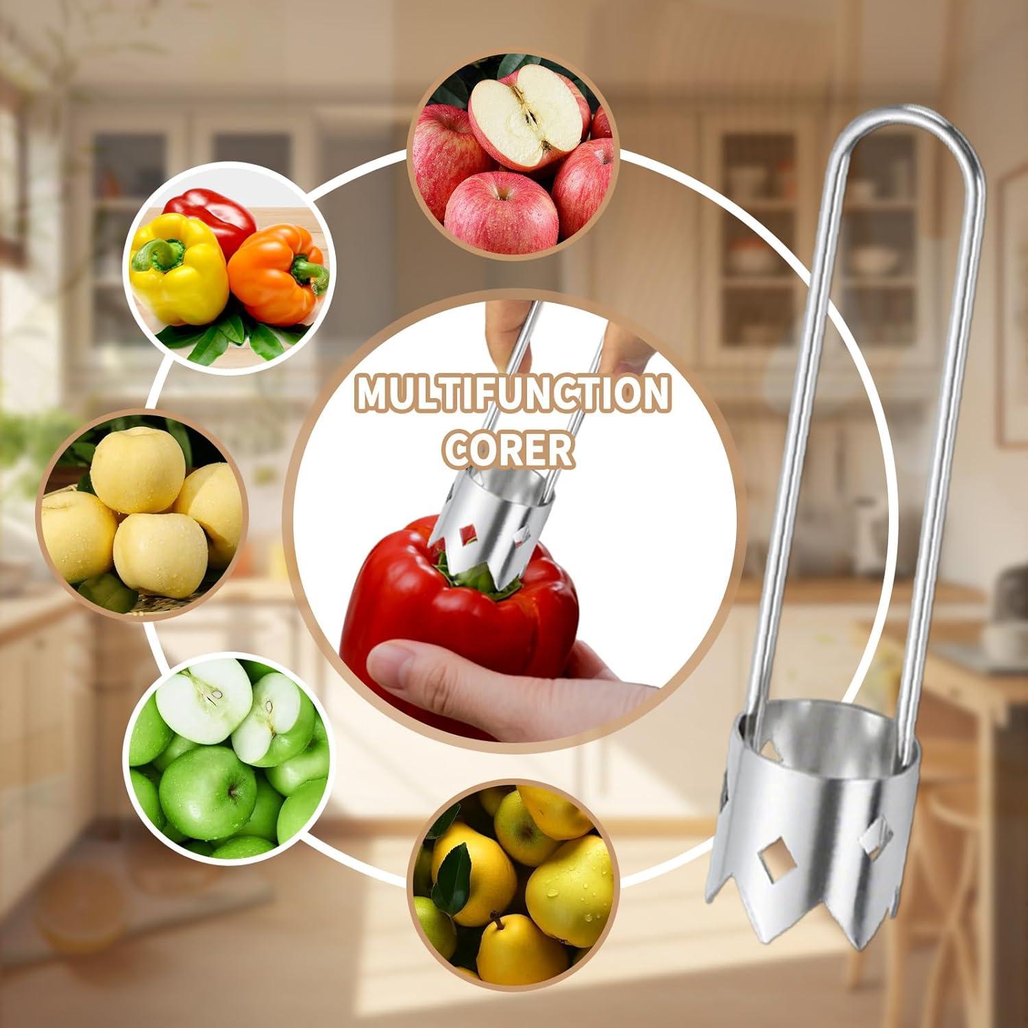 Descorazonador de Pimientos y Manzanas YAKAUEI Acero Inoxidable