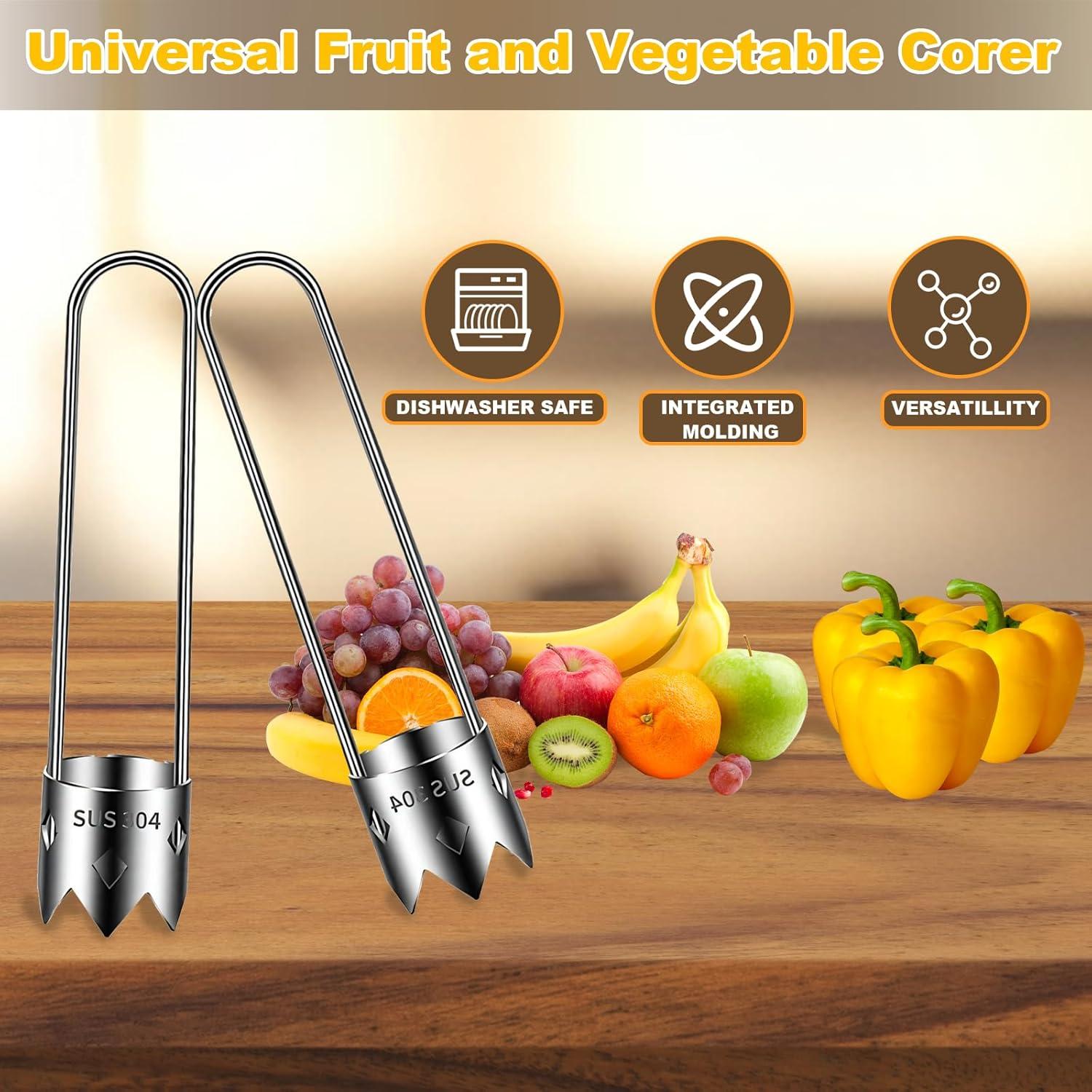 Descorazonador de Pimientos LaifuTu Acero Inoxidable 2 Piezas