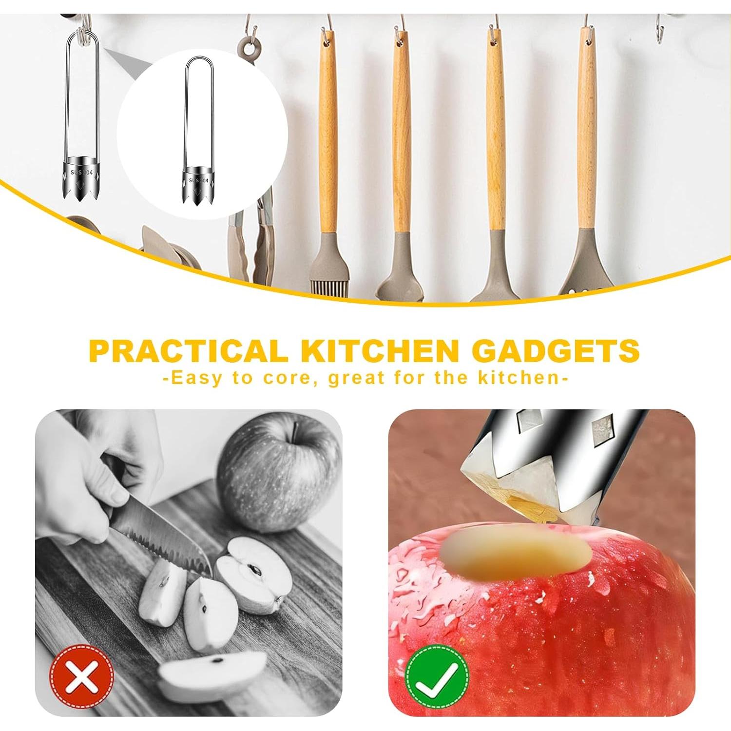 Descorazonador de Pimientos LaifuTu Acero Inoxidable 2 Piezas