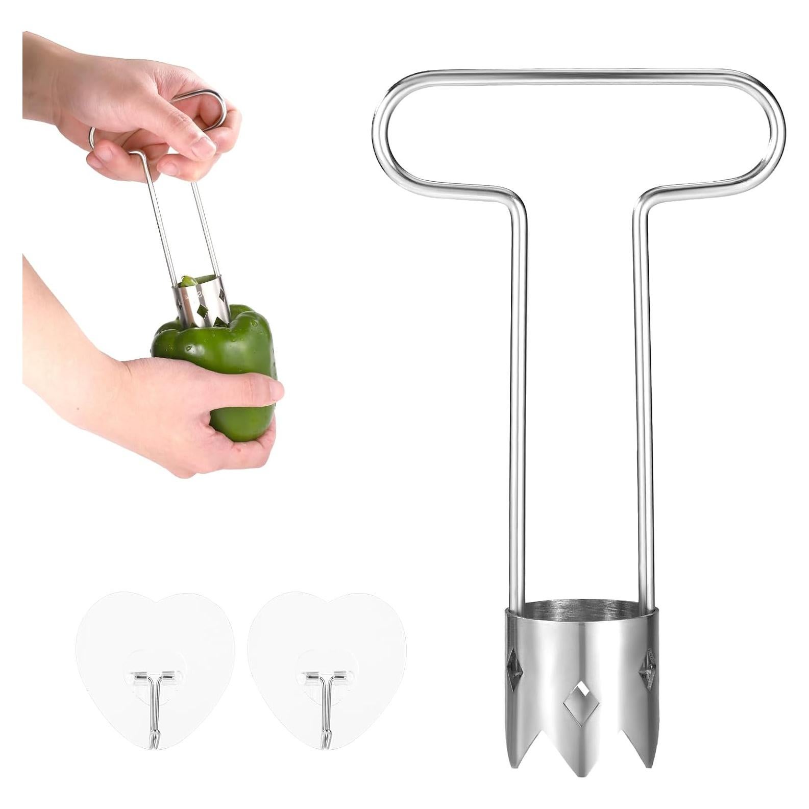 Descorazonador de Pimientos Rojos Lyreh Acero Inoxidable 16x9.5cm