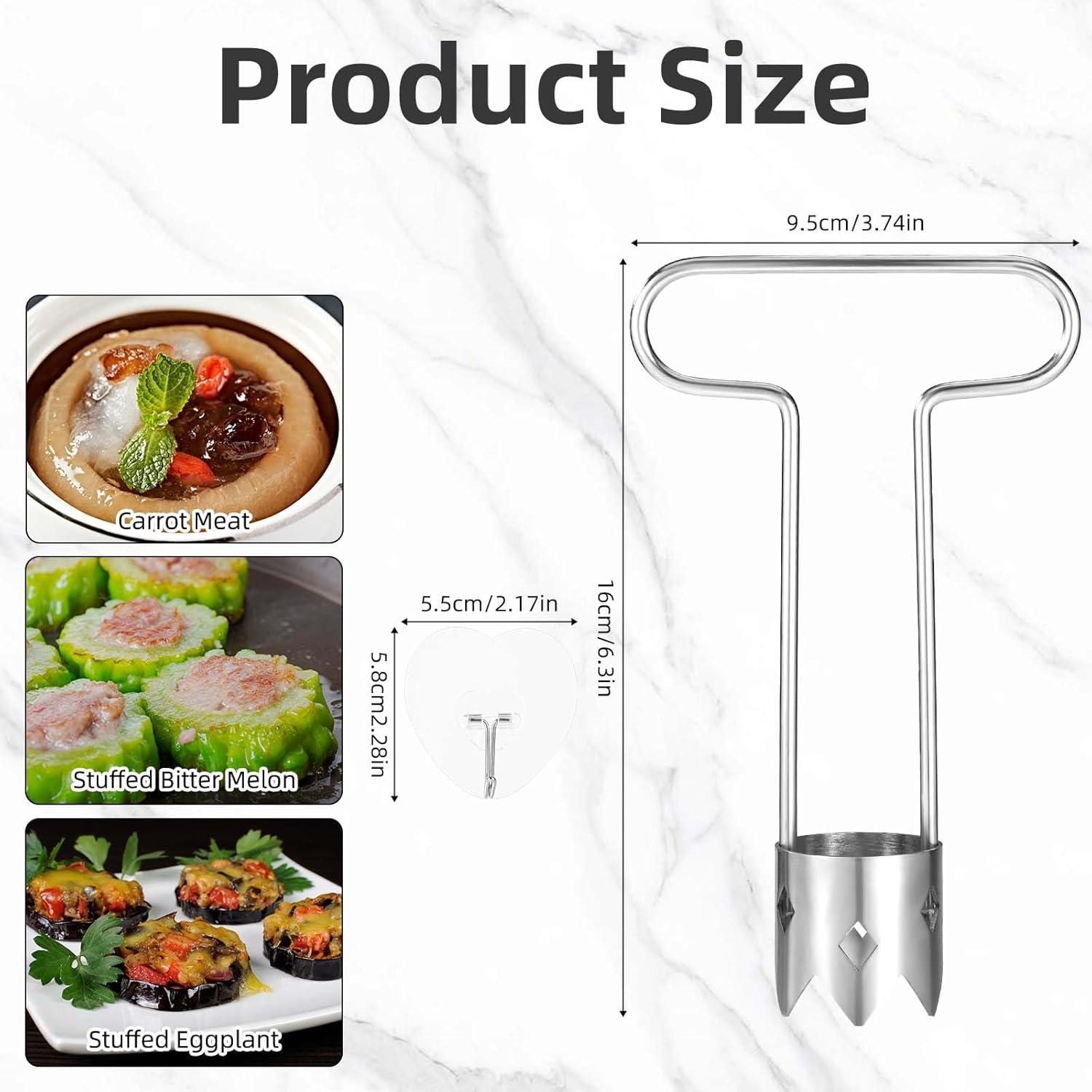 Descorazonador de Pimientos Rojos Lyreh Acero Inoxidable 16x9.5cm