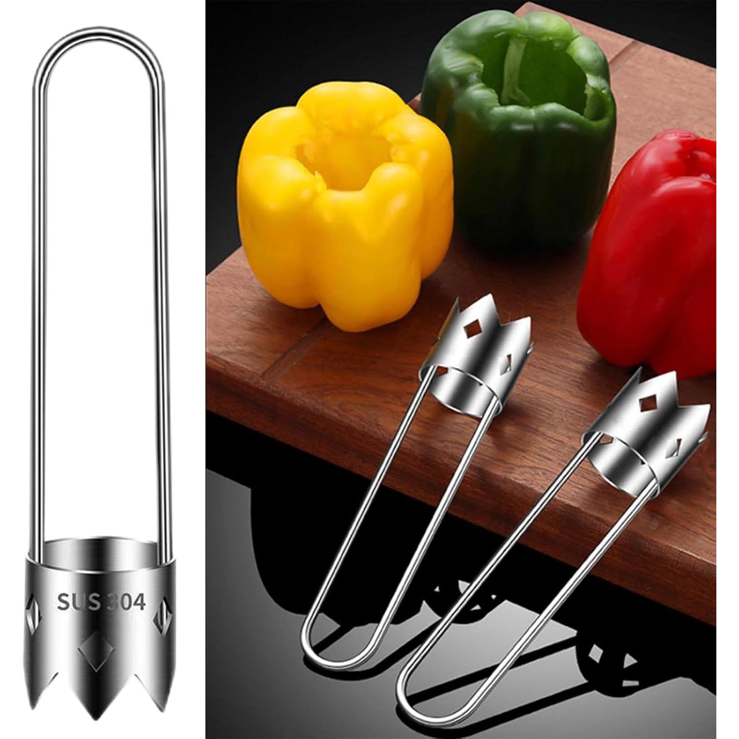 Removedor de Semillas de Pimiento Rojo Acero Inoxidable 304