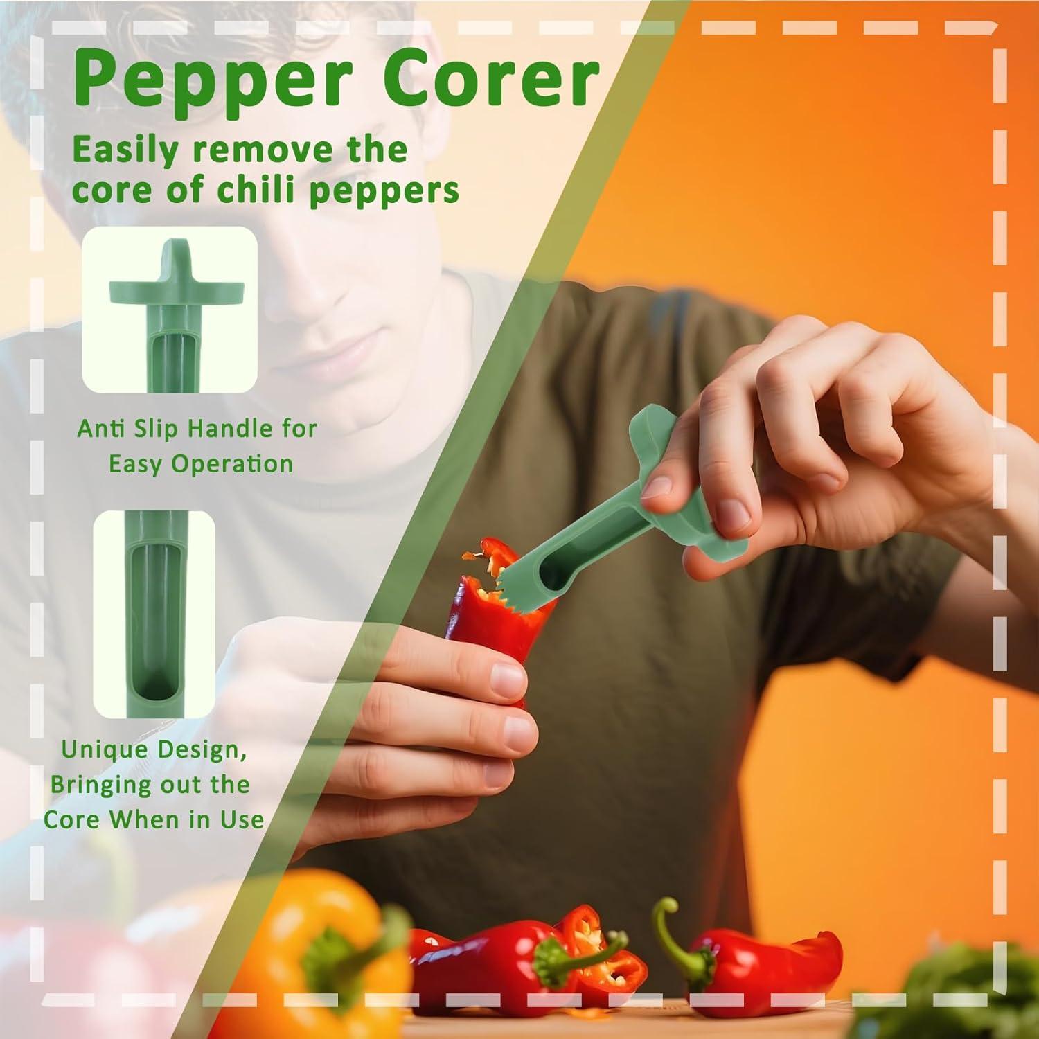 Suuker Set Descorazonador 2-en-1 para Pimientos y Frutas