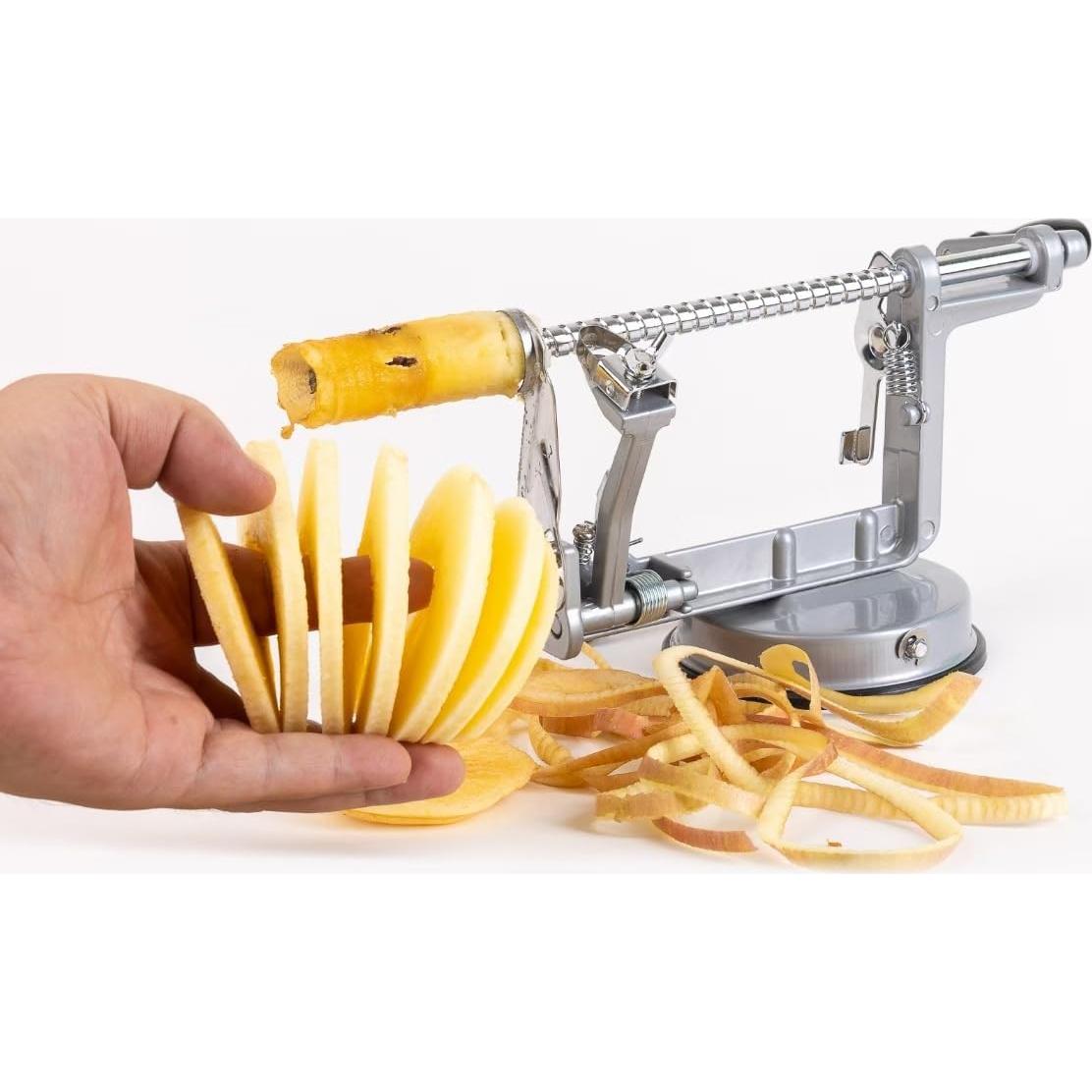 Pelador y Descorazonador de Manzanas CPDZ 22.9x15.2cm Gris