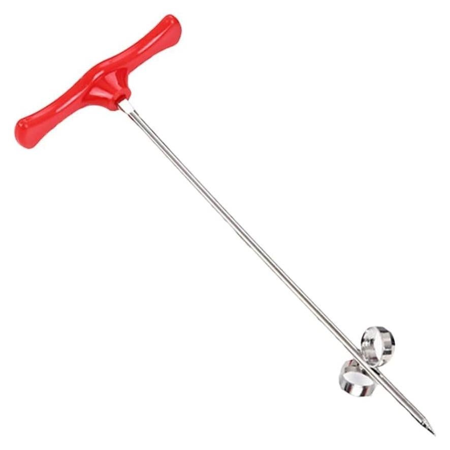 Cuchillo Espiral Manual Haohaiblooms 16 cm Acero Inoxidable Rojo