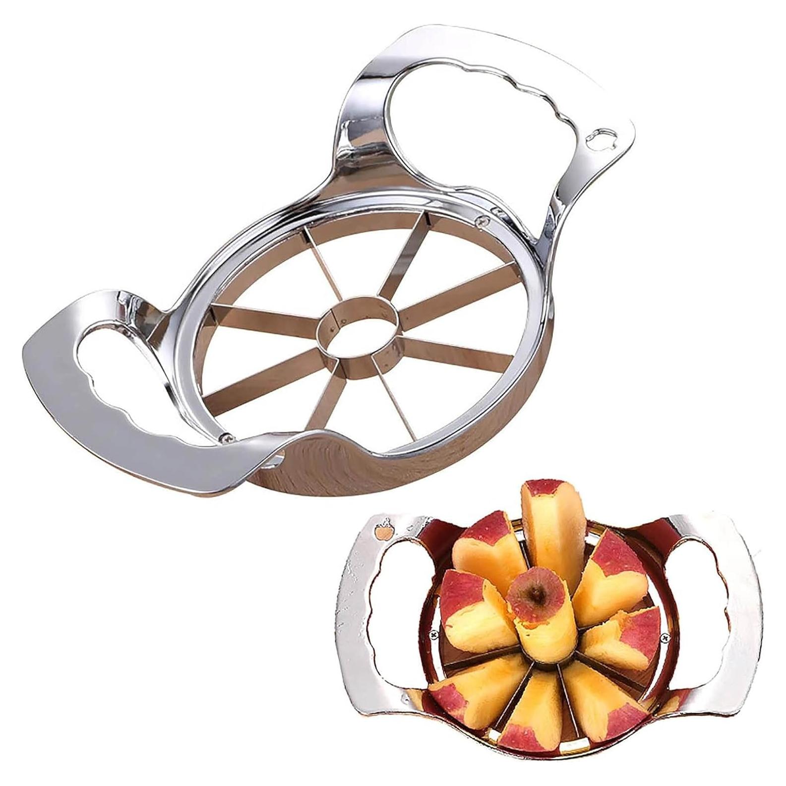 Cortador de Manzanas PCTC de Acero Inoxidable 8 Cuchillas 9 cm