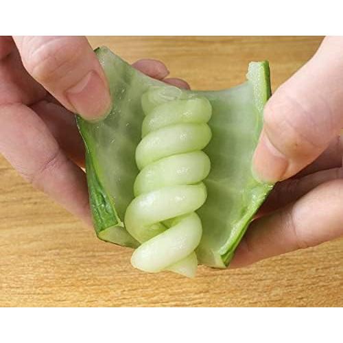 Cortador de Espiral Manual KUJOBUY - Espiralizador de Verduras y Frutas