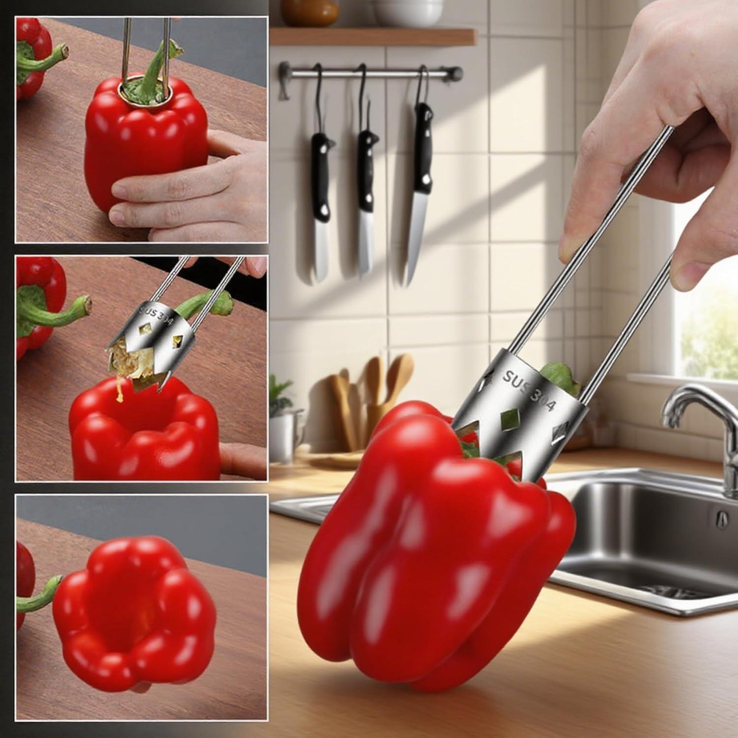 Descorazonador de Frutas y Verduras GZTFPQ Acero Inoxidable 304