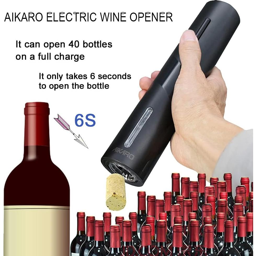 Abridor de Botellas de Vino Eléctrico AIKARO Recargable