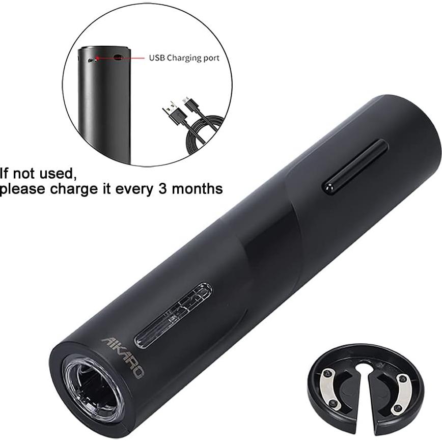 Abridor de Botellas de Vino Eléctrico AIKARO Recargable