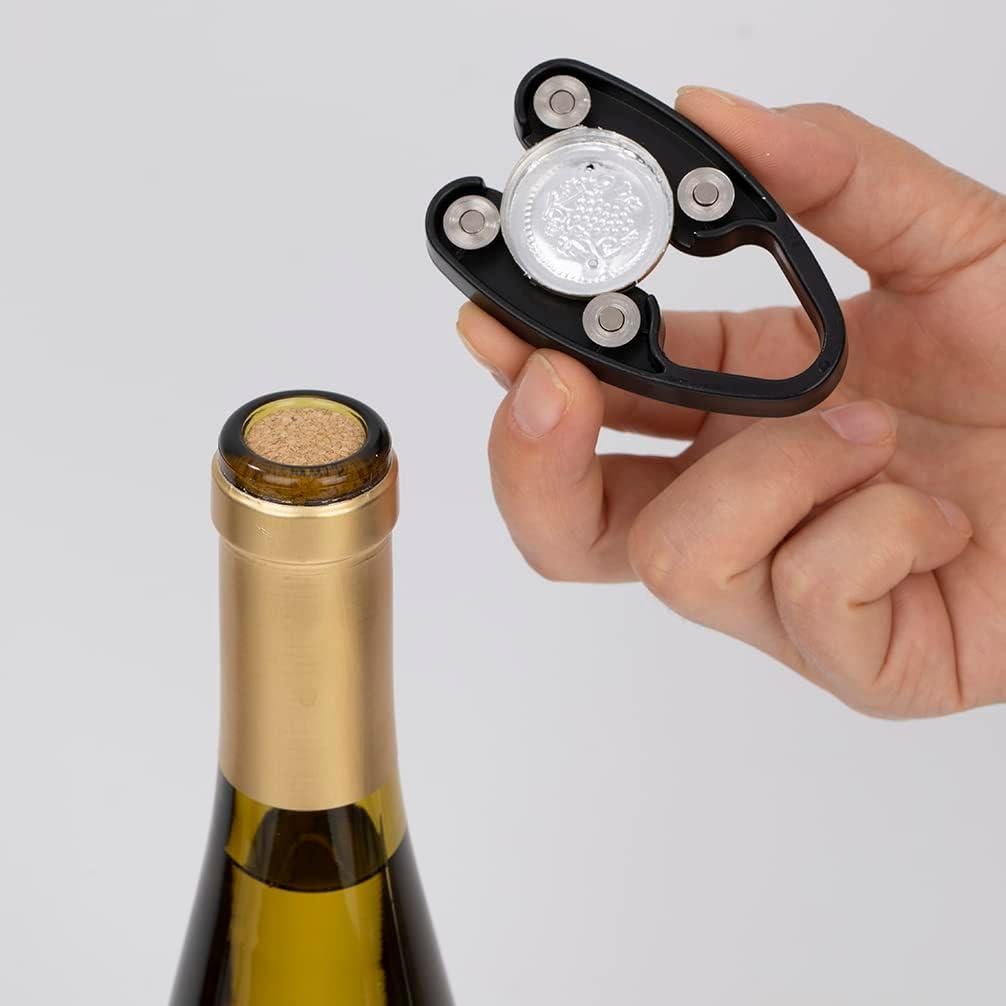 Abridor de Vino Eléctrico Obsoorth 2 en 1 con Cortador de Aluminio