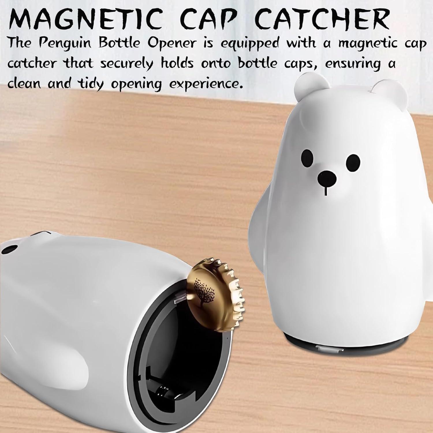 Abrebotellas Tizee Oso Polar Automático con Captor Magnético