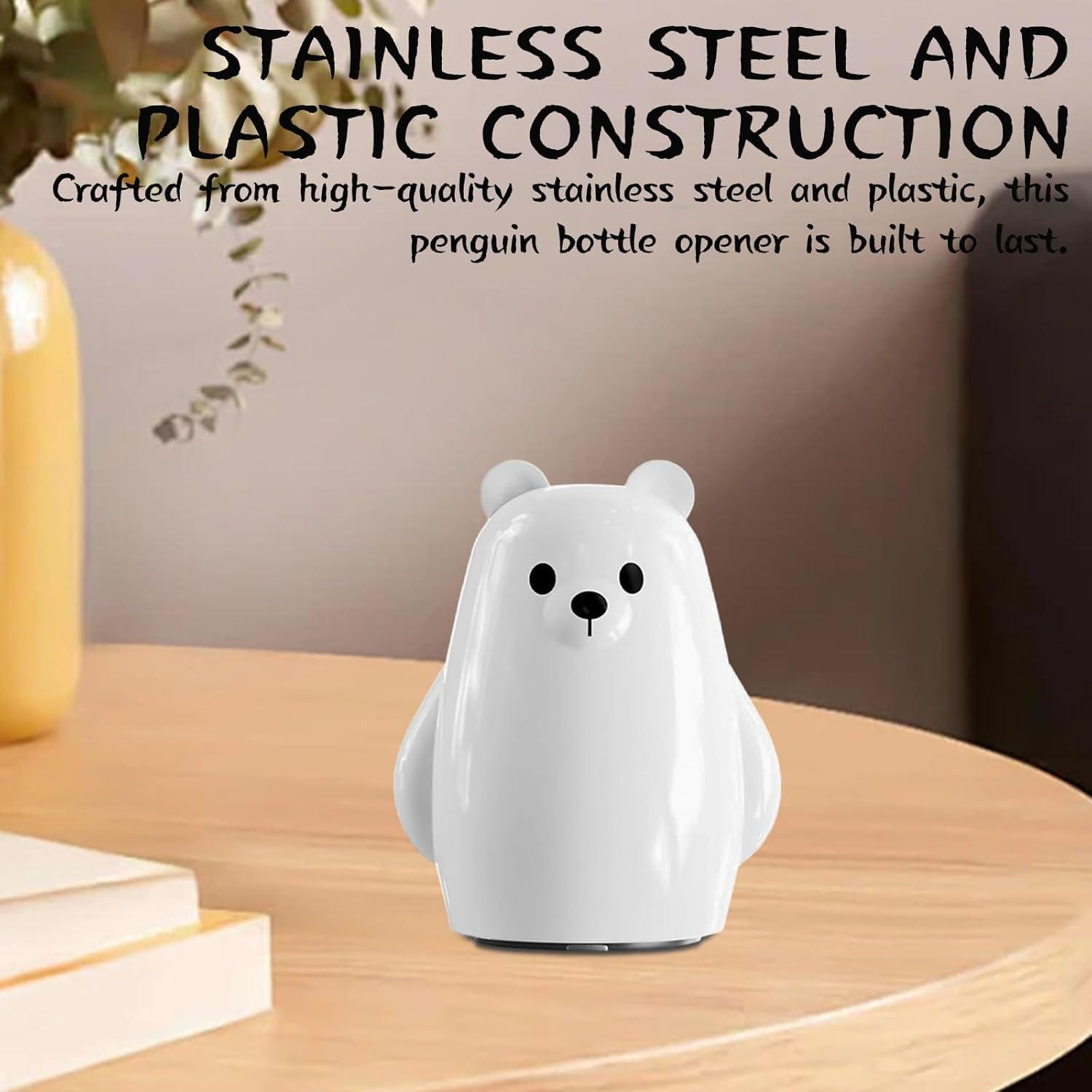 Abrebotellas Tizee Oso Polar Automático con Captor Magnético