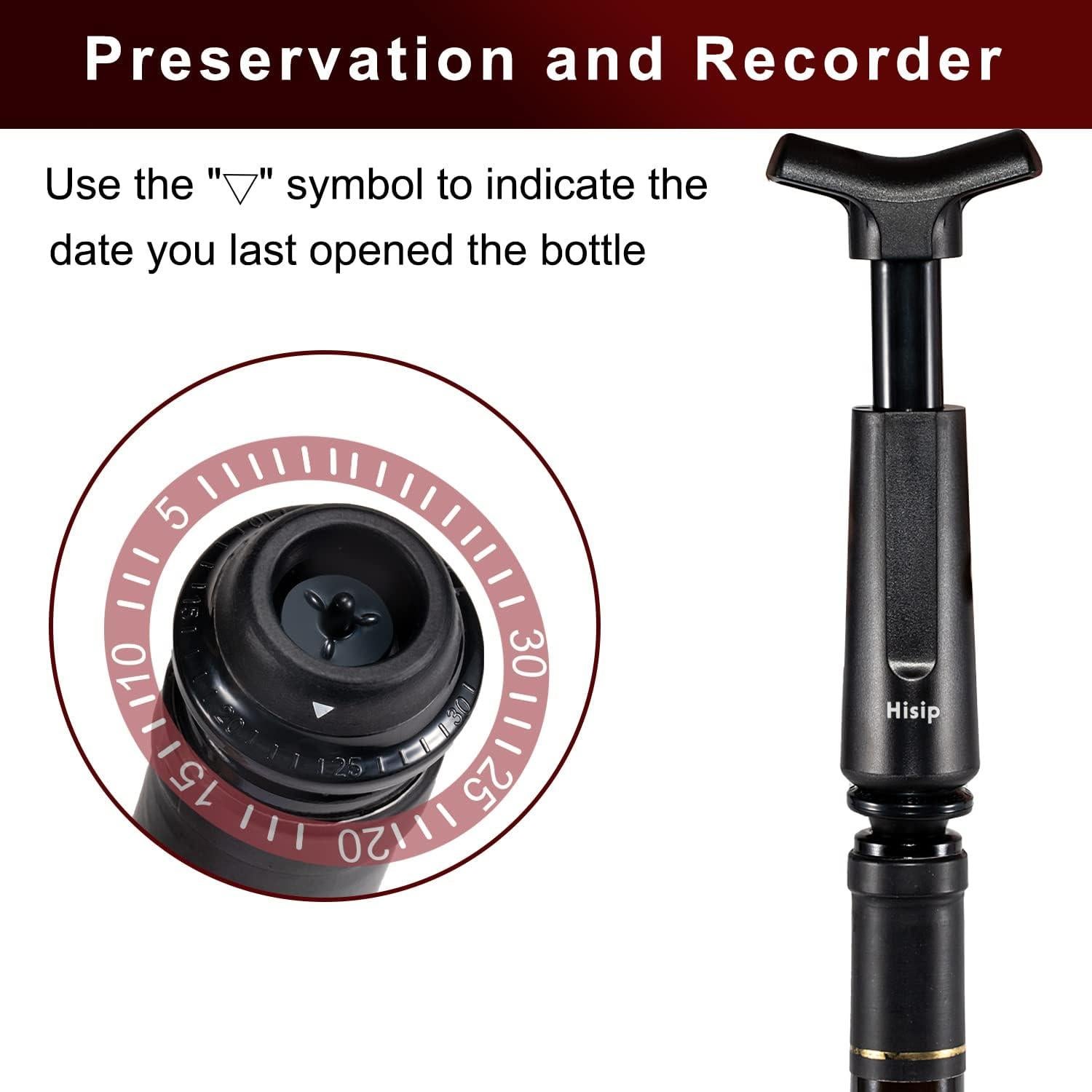 Abridor de Vino Eléctrico Hisip 5 en 1 con Batería y Accesorios