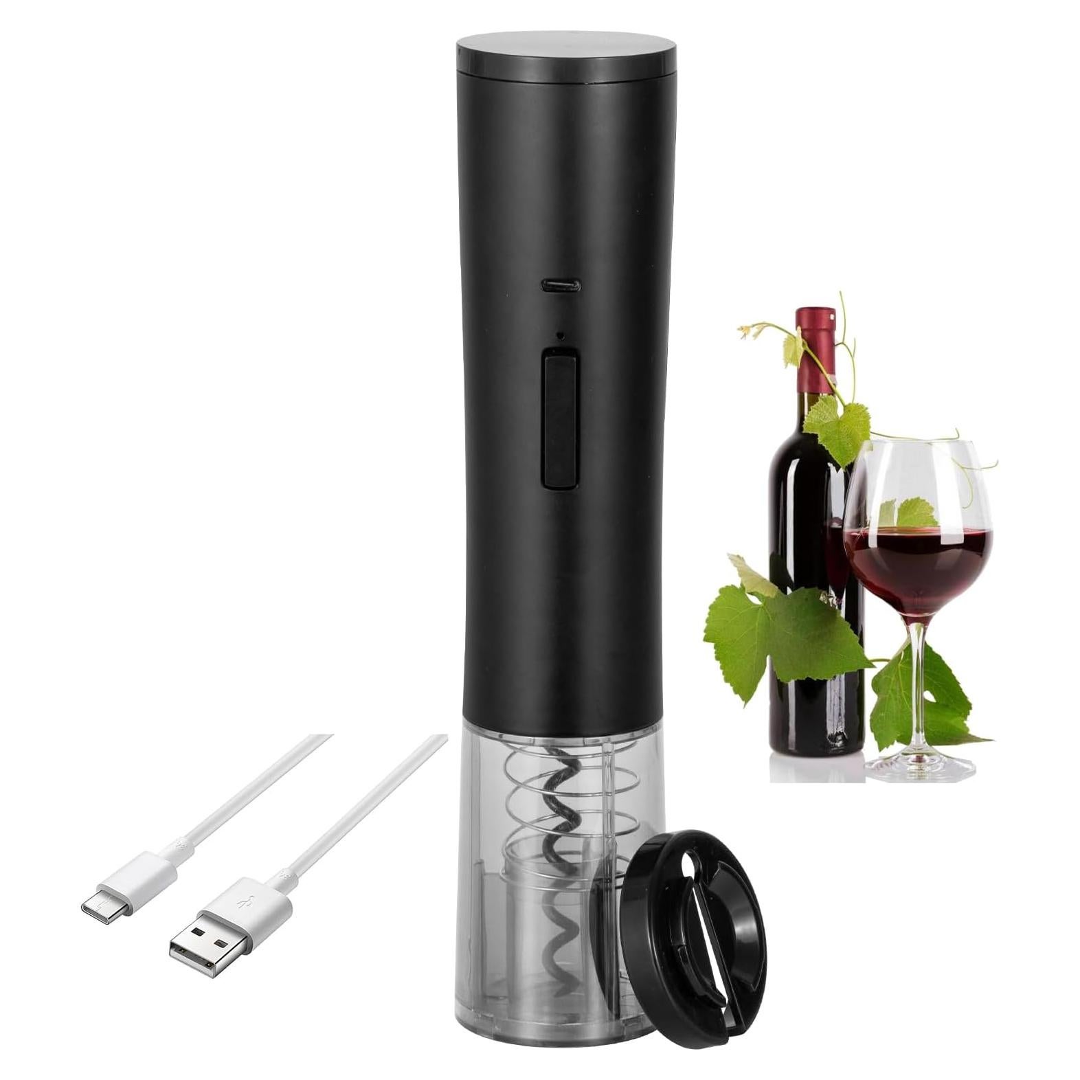 Abrebotellas de Vino Eléctrico ZEOEZHBI Negro Automático