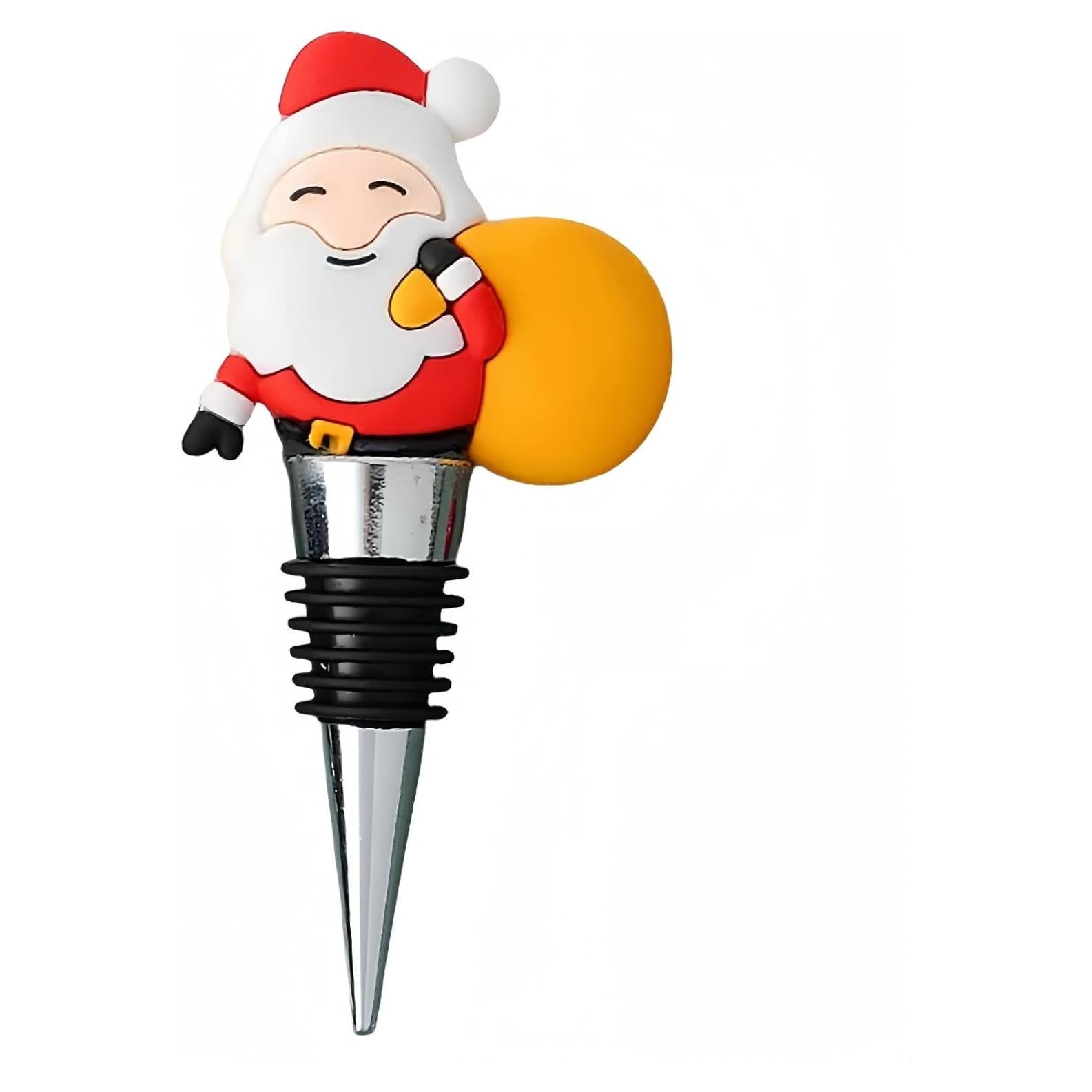 Tapon de Vino Decorativo WOKHACH Navidad 4.3 cm - 2 Unidades