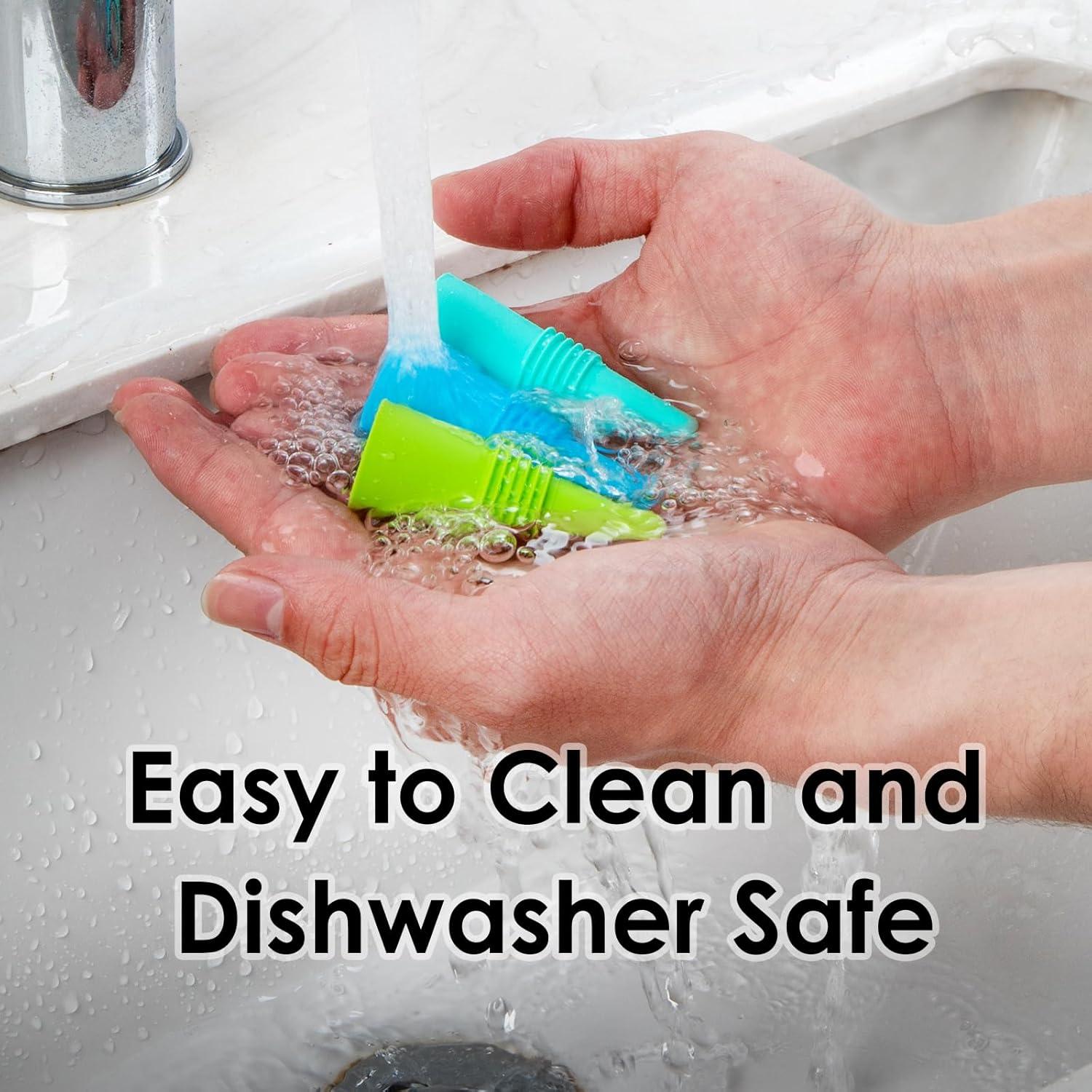 9 Tapones de Vino Silicona Multicolor BULUMIOO con Acero Inoxidable