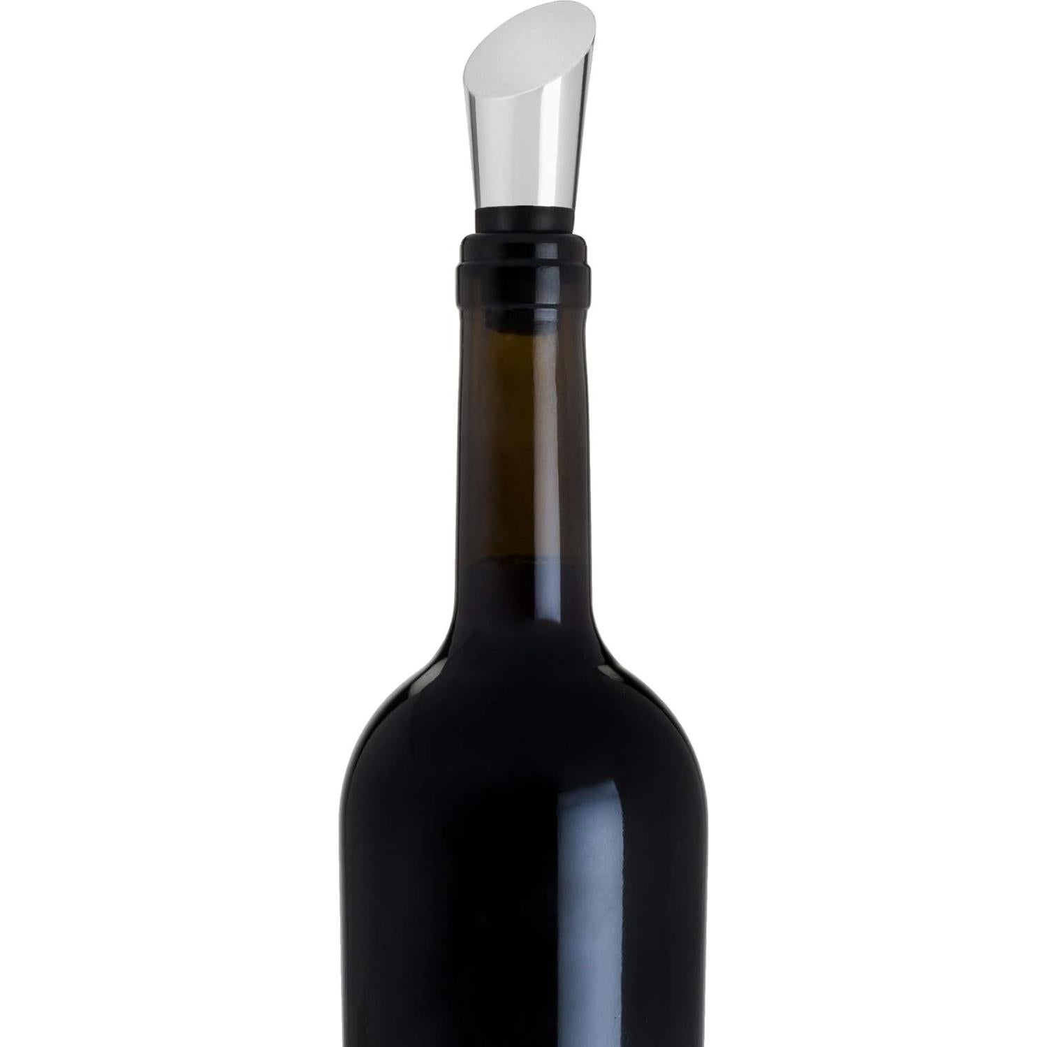 Tapón de Botella de Vino Viski Acero Inoxidable con Silicona