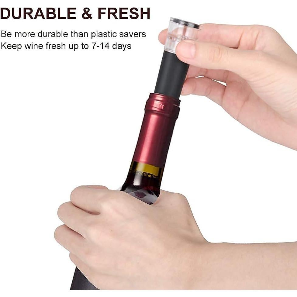 Paquete de 6 Tapones de Vino al Vacío REKOBON - Silicona