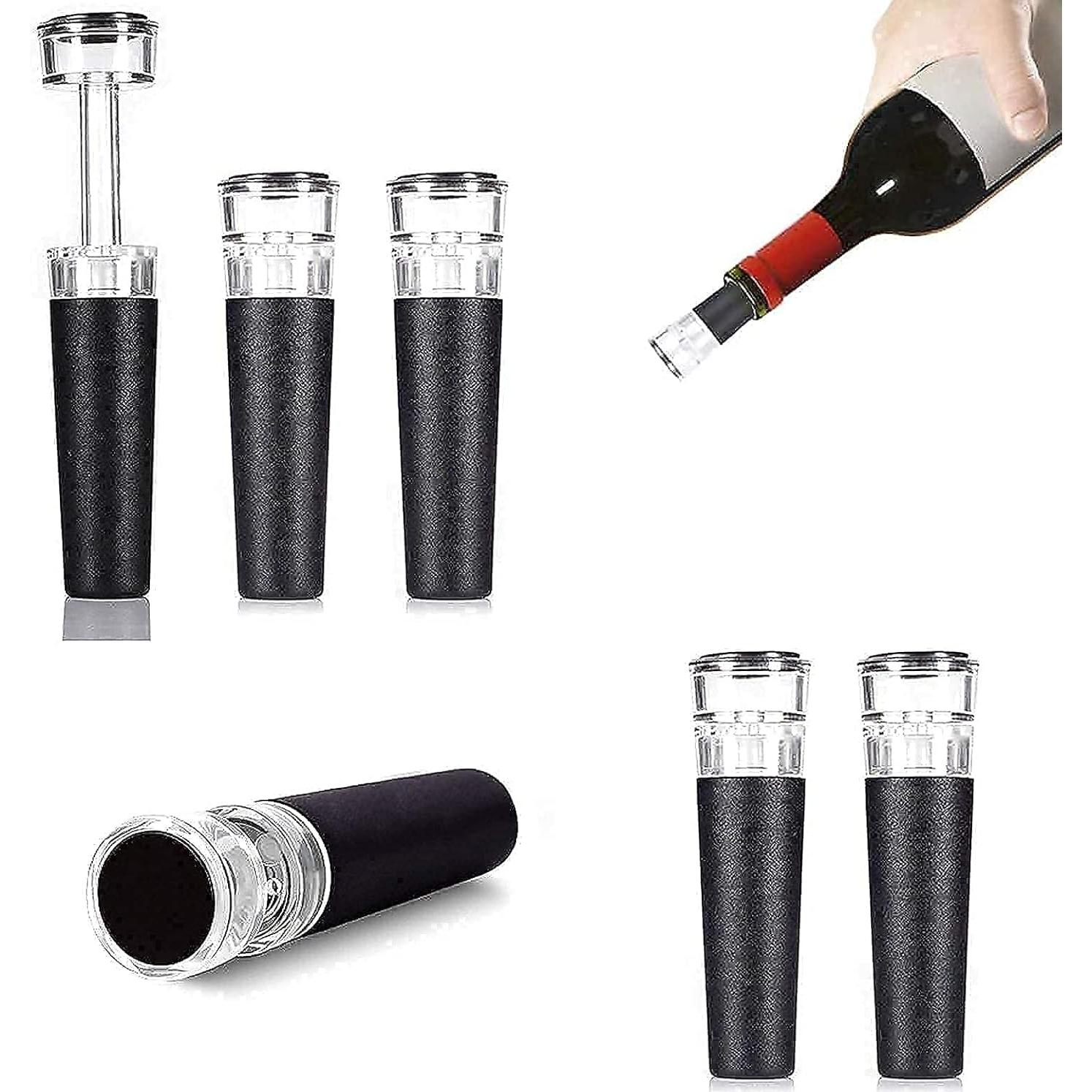 Paquete de 6 Tapones de Vino al Vacío REKOBON - Silicona