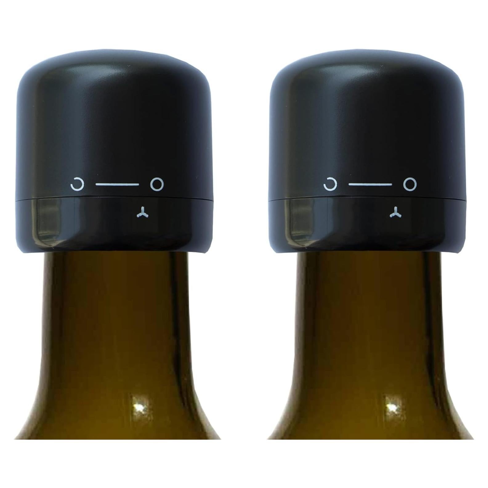 Tapones de Vino Reutilizables YOOHOTOUCH - Juego de 2 Silicona