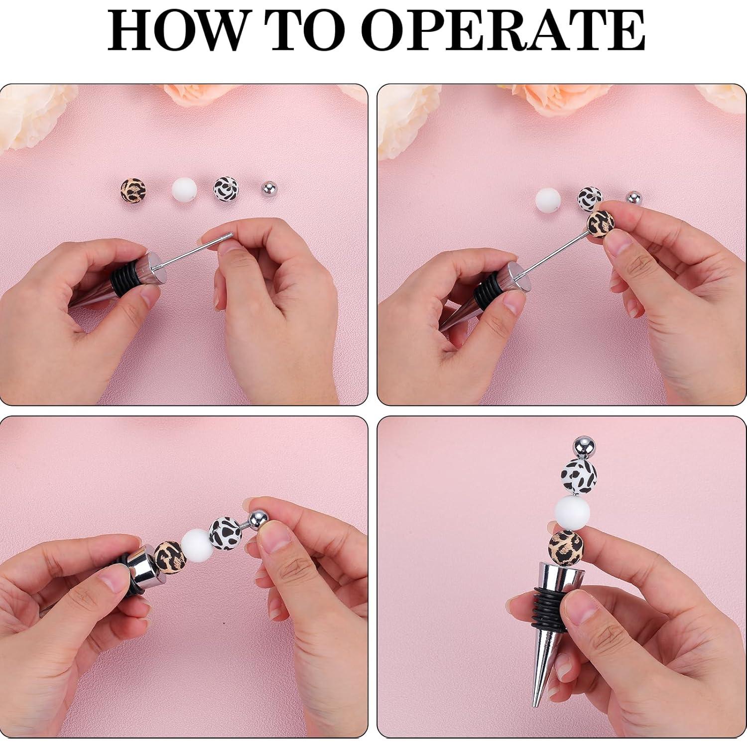 Juego de 18 Tapones de Vino Reutilizables WEWAYSMILE Platino