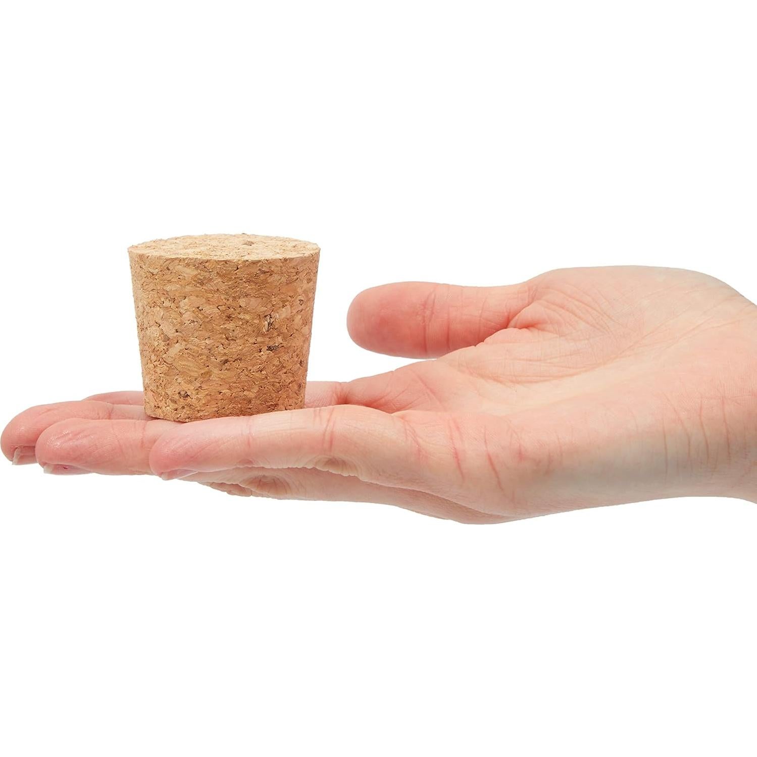 Tapones de Corcho Juvale - Paquete de 12 - Diseño Cónico