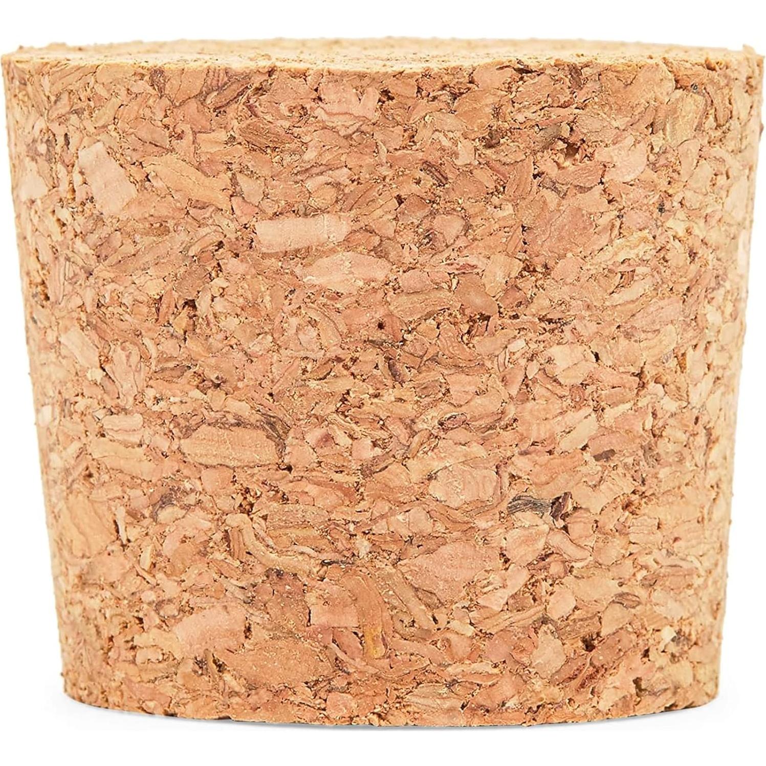 Tapones de Corcho Juvale - Paquete de 12 - Diseño Cónico