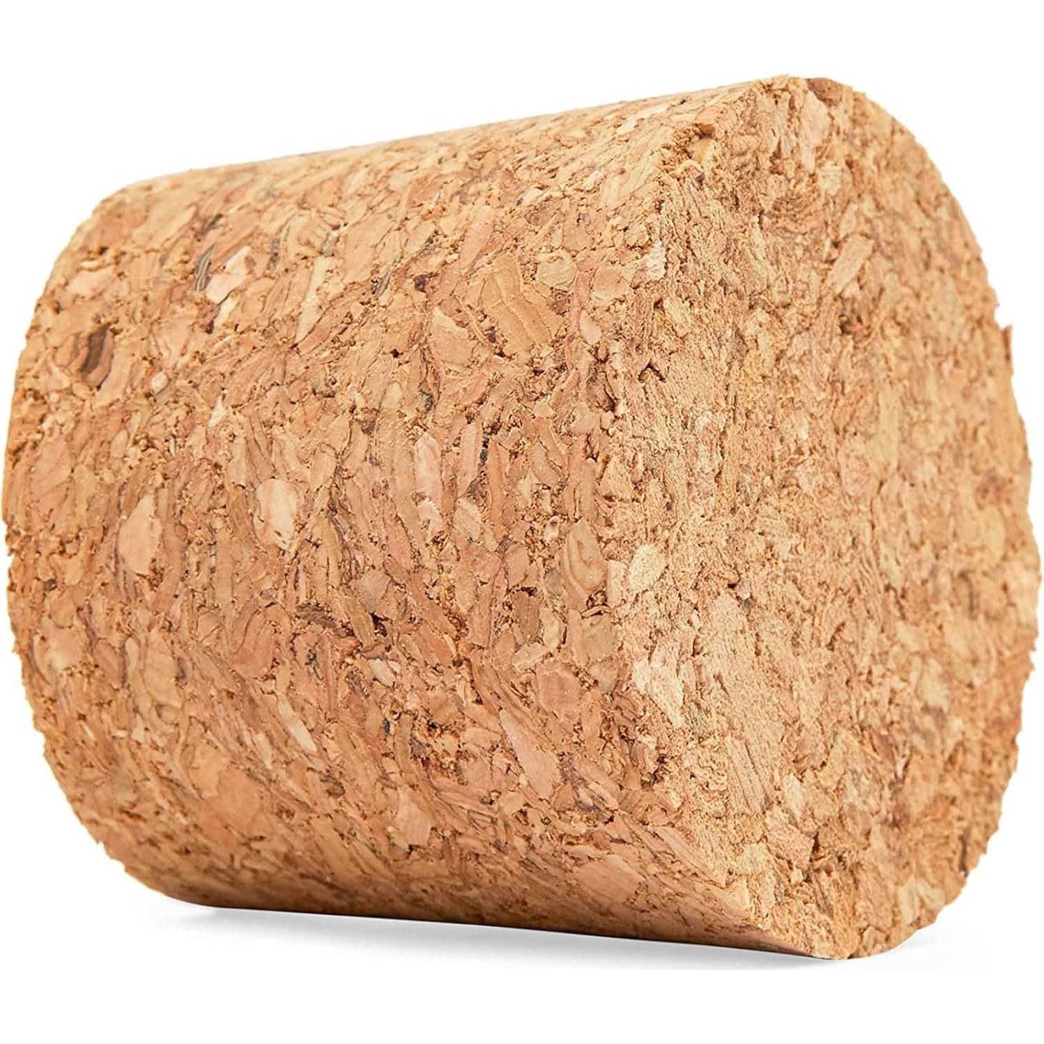 Tapones de Corcho Juvale - Paquete de 12 - Diseño Cónico