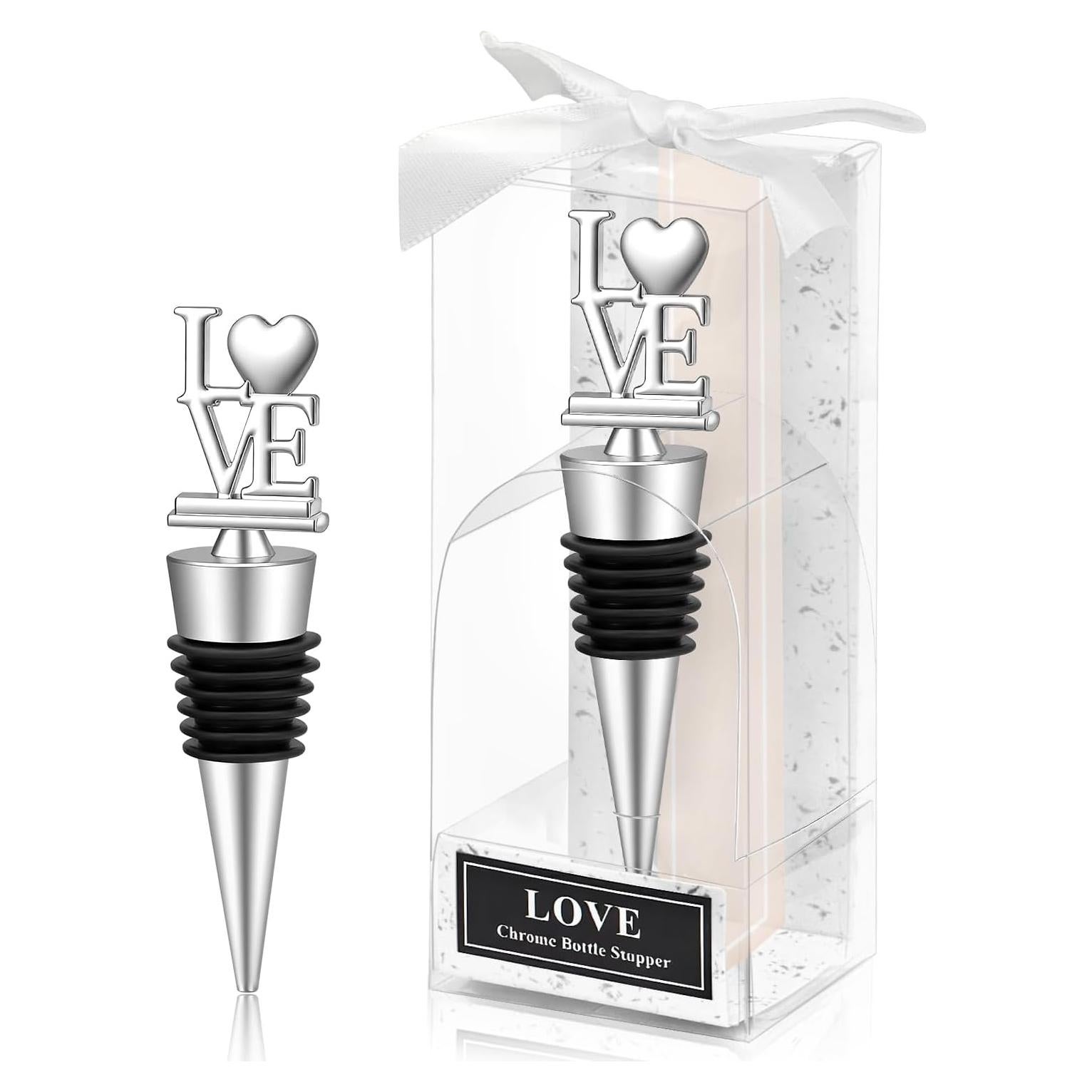 30 Tapones de Vino Corazón VZCBZC para Bodas y Fiestas