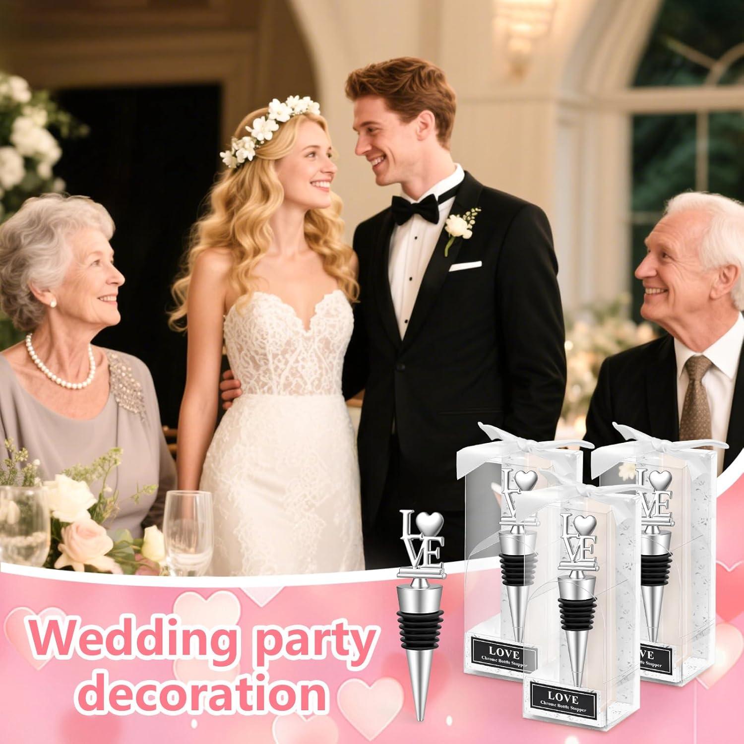 30 Tapones de Vino Corazón VZCBZC para Bodas y Fiestas